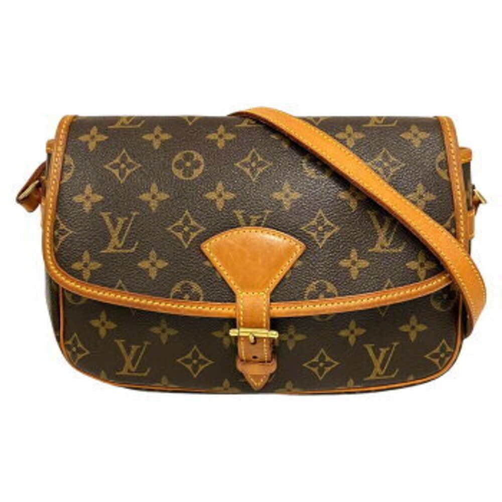 LOUIS VUITTON Sologne Shoulder Bag Monogram Crossbody Brown
